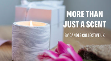 Blog image with candle and title