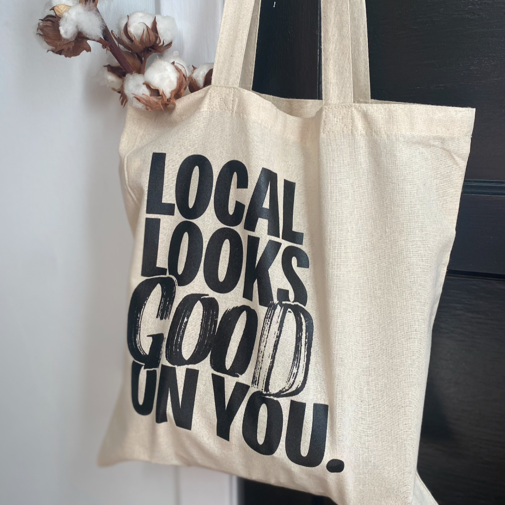Shop Local Tote Bag Natural