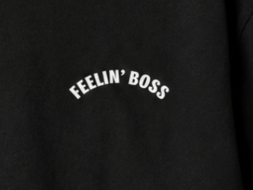 Feelin' Boss Tshirt - Black